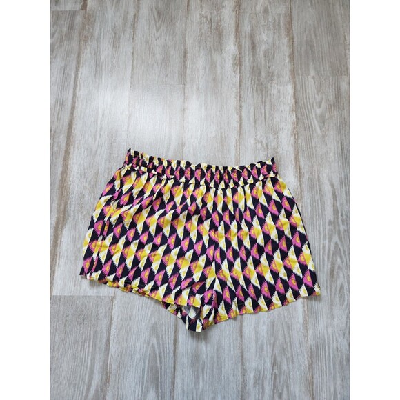 Anthropologie Easy Traveler Shorts Multicolor Elastic Waist Pockets Flowy Boho L - Picture 10 of 10